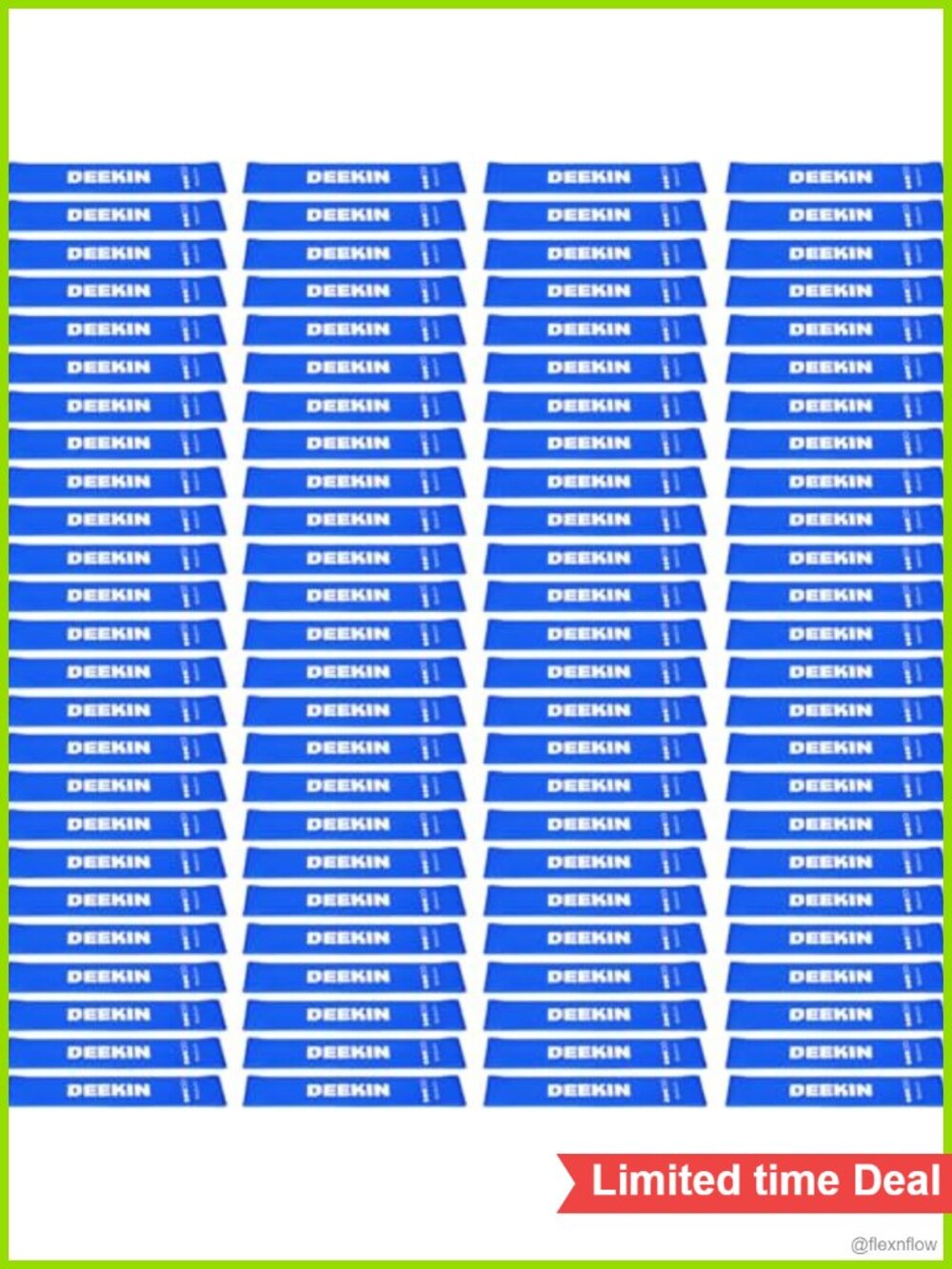 Resistance Bands Set for Exercise, 50-Piece TPE Fabric